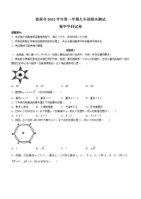 浙江省宁波市慈溪市2022-2023学年九年级上学期期末数学试卷（含答案）