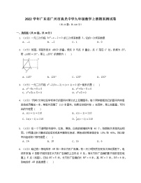 广东省广州市真光中学2022-2023学年九年级数学上学期期末测试卷（含答案）