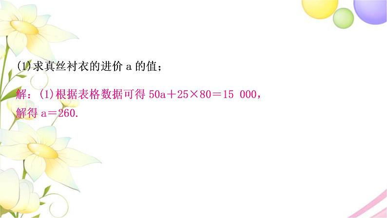 中考数学复习专项训练九实际应用与方案设计作业课件第8页