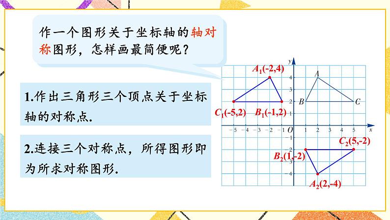 3.3 轴对称和平移的坐标表示（3课时）课件+教案+PPT练习08