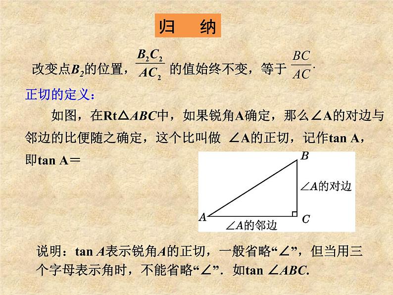 北师大版数学九年级下册 1.1锐角三角函数 第1课时 课件07