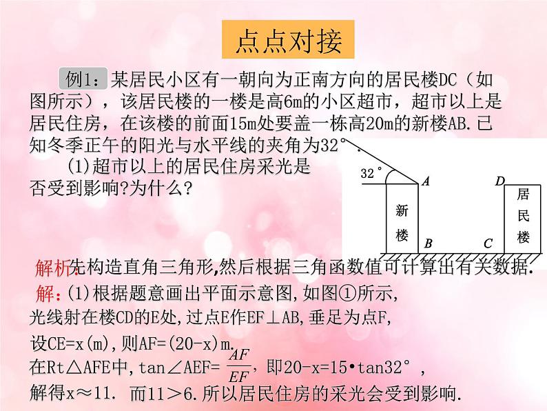 北师大版数学九年级下册 综合与实践设计遮阳篷 课件04