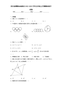 河北省邯郸市曲周县2022-2023学年九年级上学期期末数学试题