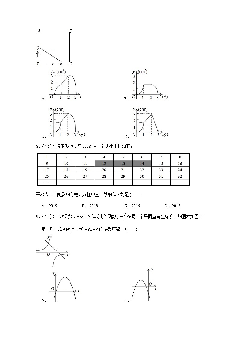 2022年广东省江门市蓬江区中考数学第一次联考试卷03