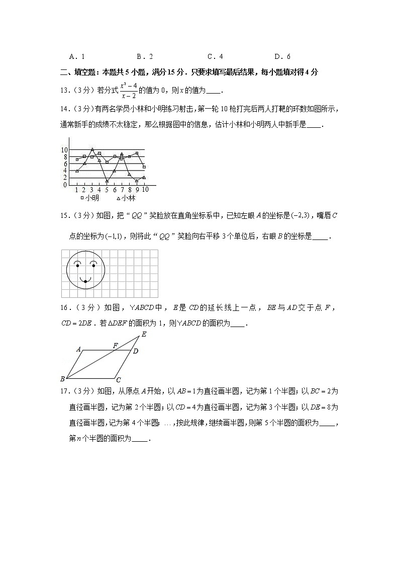 2022年山东省临沂市沂南县苏村中心中学中考数学模拟试卷（一）第3页