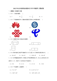 2022年山东省青岛市胶州六中中考数学三模试卷