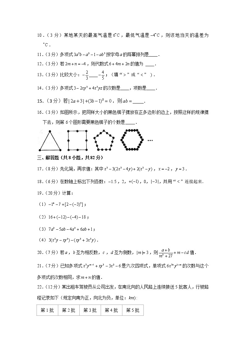 2021-2022学年湖南省郴州市北湖区明星学校七年级（上）期中数学试卷02