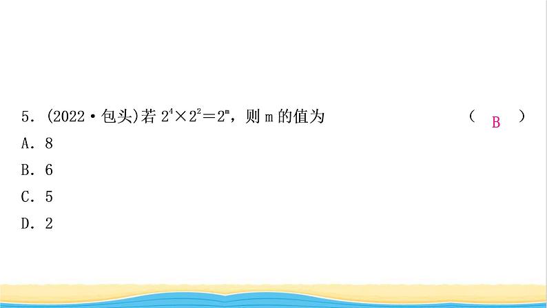 中考数学复习第一章数与式第三节代数式、整式与因式分解作业课件第6页