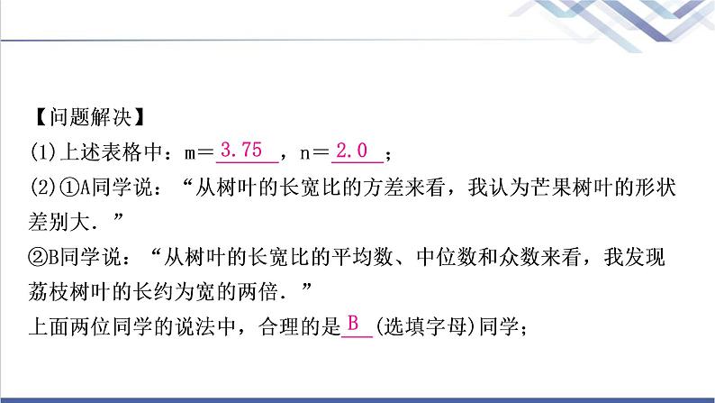 中考数学复习专项训练九综合与实践作业课件08