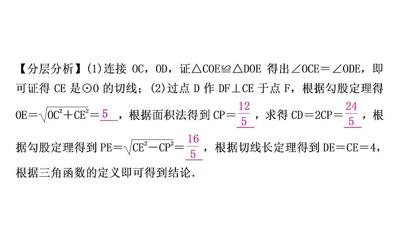 中考数学复习重难点突破十二与圆有关的综合题类型一与全等三角形有关教学课件03