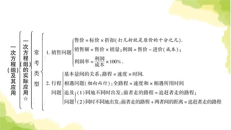 中考数学复习第二章方程(组)与不等式(组)第一节一次方程(组)及其应用教学课件第5页