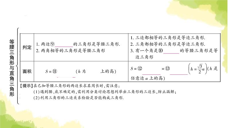 中考数学复习第四章三角形第三节等腰三角形与直角三角形教学课件第4页