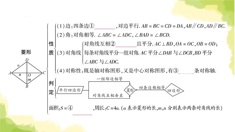 中考数学复习第五章四边形第三节菱形教学课件03