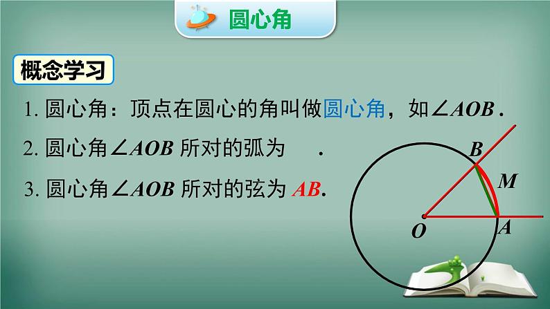 沪科版数学九年级下册 24.2 第3课时 圆心角、弧、弦、弦心距间关系 课件第4页