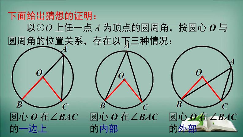 沪科版数学九年级下册 24.3 第1课时 圆周角定理及其推论 课件06