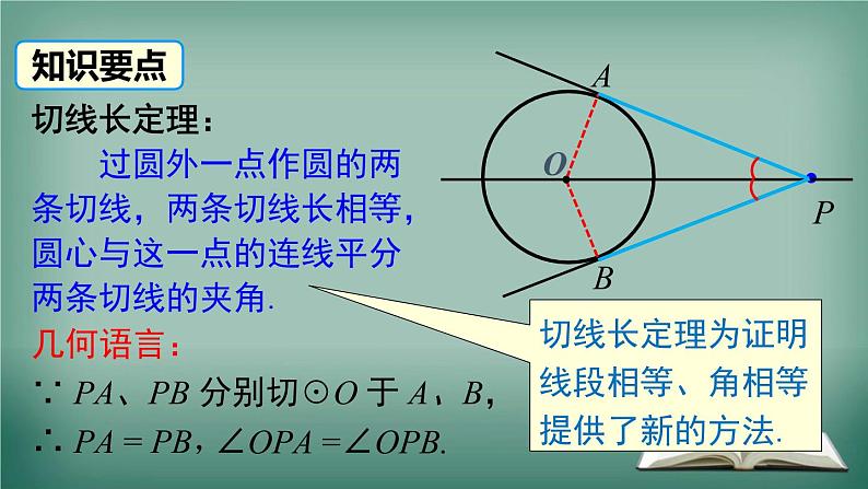 沪科版数学九年级下册 24.4 第3课时 切线长定理 课件06