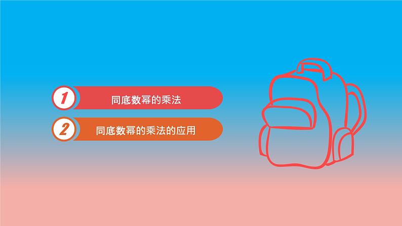 8.1 同底数幂的乘法 苏科版数学七年级下册教学课件第2页