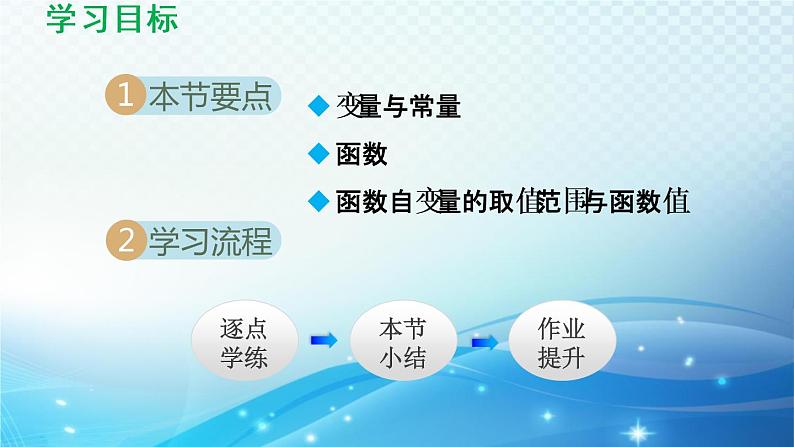 17.1 变量与函数 华师大版数学八年级下册导学课件第2页