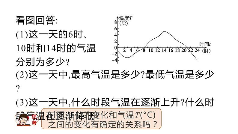 17.1 第1课时 变量与函数 华东师大版八年级数学下册课件第6页