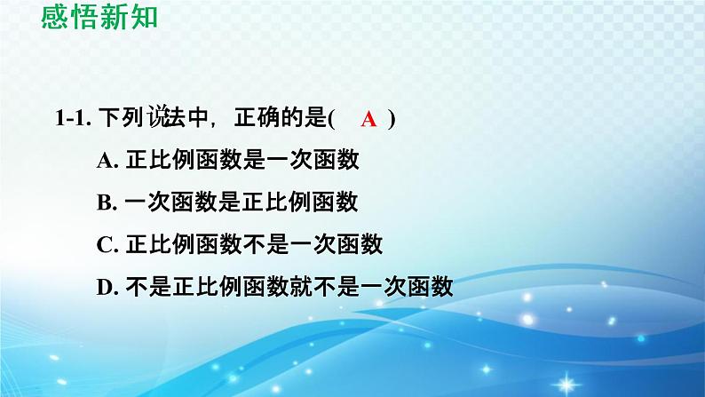 17.3 一次函数 华师大版数学八年级下册导学课件08