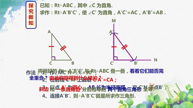 专题14.2.5三角形全等的判定 HL沪科版八年级上册（课件）05