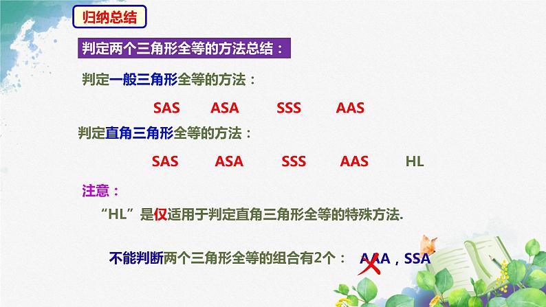 专题14.2.5三角形全等的判定 HL沪科版八年级上册（课件）07