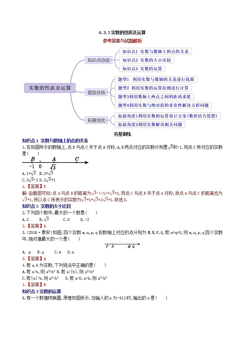 6.3.2实数的性质及运算（教案+课件+作业）-2022-2023学年七年级数学下册同步精品课件（人教版）01