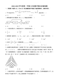 安徽省阜阳市临泉陈集中学2022-2023学年七年级上学期数学期末质量检测（含答案）