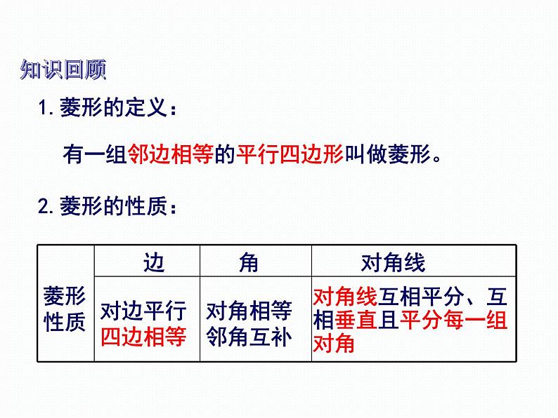 2.6.2 菱形的判定 湘教版八年级数学下册课件02