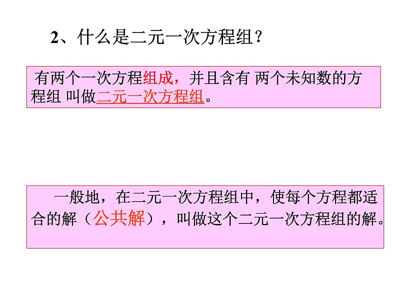 第2章 二元一次方程组复习课 浙教版数学七年级下册课件03