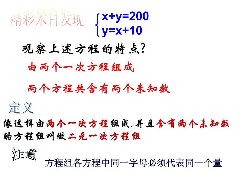 2.2 二元一次方程组 浙教版数学七年级下册课件04