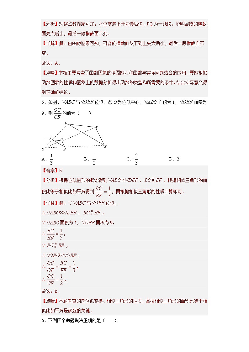 黄金卷04-【赢在中考·黄金8卷】备战2023年中考数学全真模拟卷（重庆专用）03