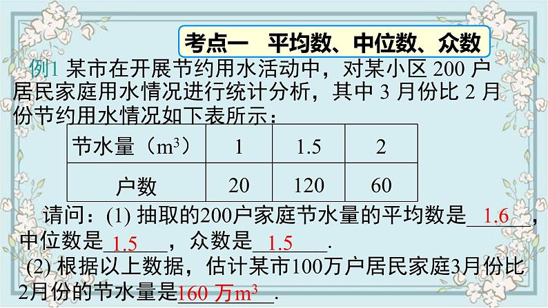 华师版数学八年级下册 第20章 小结与复习 课件第5页