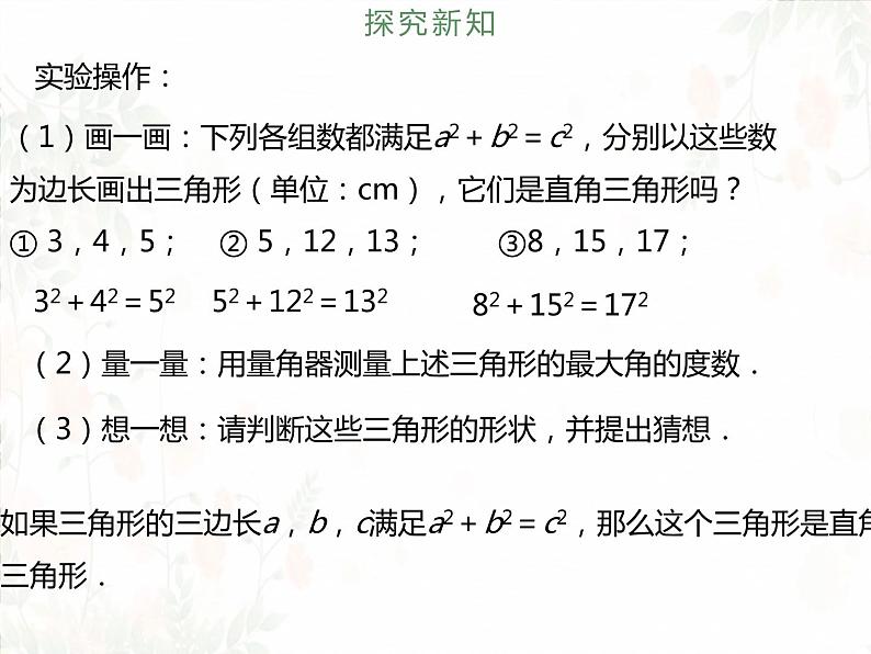 17.2+勾股定理的逆定理课件2022-2023学年人教版八年级数学下册+04