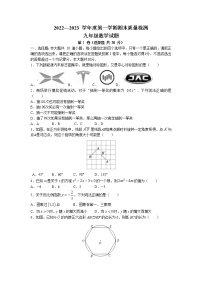 山东省济宁市兖州区2022-2023学年九年级上学期期末数学试题