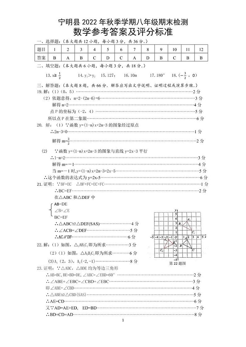 广西崇左市宁明县2022-2023学年上学期八年级期末数学试题01
