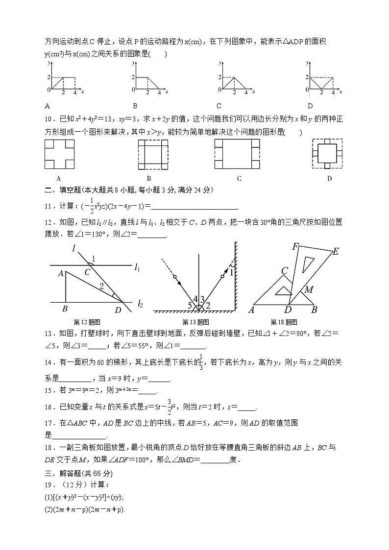 北师大版数学七年级下册期中测试卷02