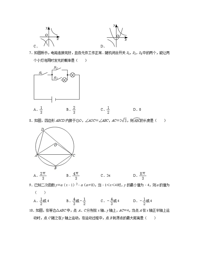 【中考数学】2022-2023学年安徽省合肥市专项提升模拟卷（一模）02