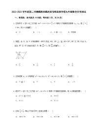 广东省揭阳市 揭西县宝塔实验学校2022-2023学年九年级下学期3月月考数学试题(含答案)