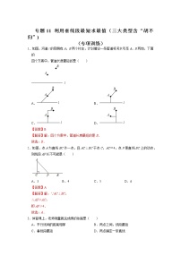 备战2023年中考数学一轮复习 专项训练 专题11 利用垂线段最短求最值（三大类型含“胡不归”)(解析版)