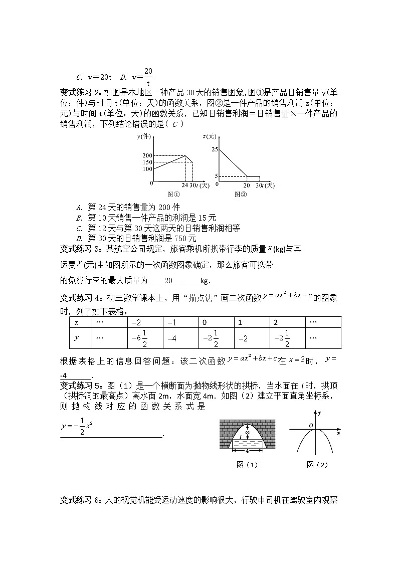 中考数学专题复习全攻略：第五讲  函数的应用（二次函数） 含解析答案第2页