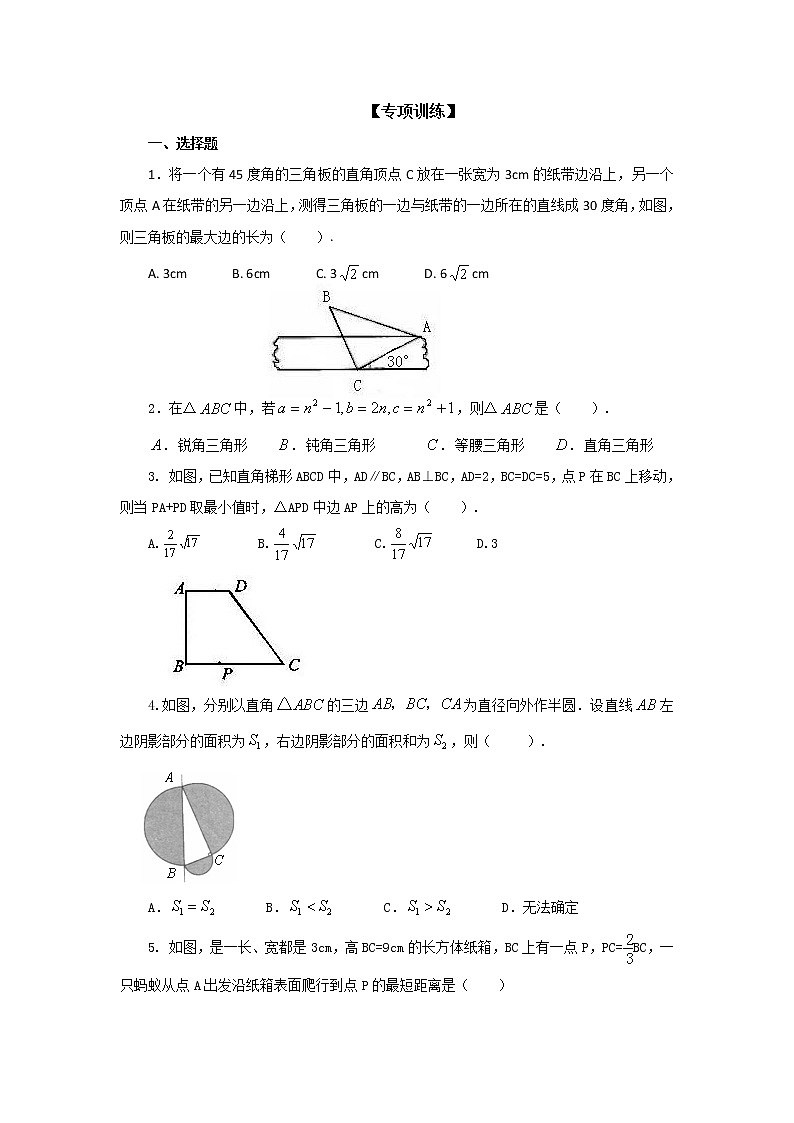 考向16 勾股定理及其逆定理（能力提升）-2023年中考数学一轮基础知识复习和专题巩固提升训练+知识梳理+答案与解析03