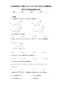 江西省南昌市十校联考2022-2023学年八年级上学期期末阶段性学习质量检测数学试卷（含答案）