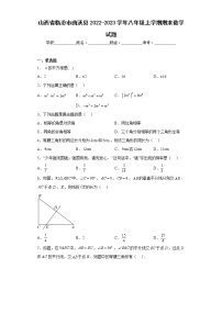 山西省临汾市曲沃县2022-2023学年八年级上学期期末数学试题（含详细答案）