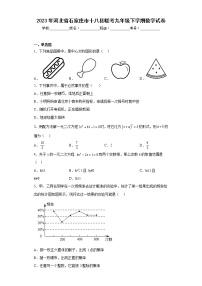 2023年河北省石家庄市十八县联考九年级下学期数学试卷（含详细答案）