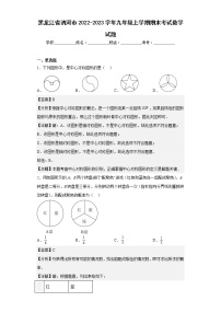 黑龙江省讷河市2022-2023学年九年级上学期期末考试数学试题（含详细答案）