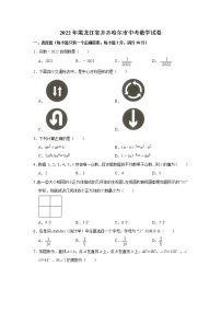 2022年黑龙江省齐齐哈尔市中考数学真题（word版，含答案）