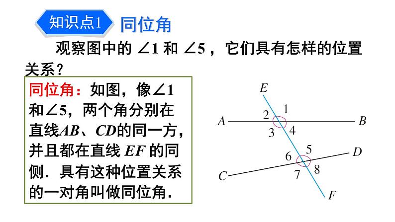 人教版七年级数学下册--5.1.3 同位角、内错角、同旁内角（精品课件）07