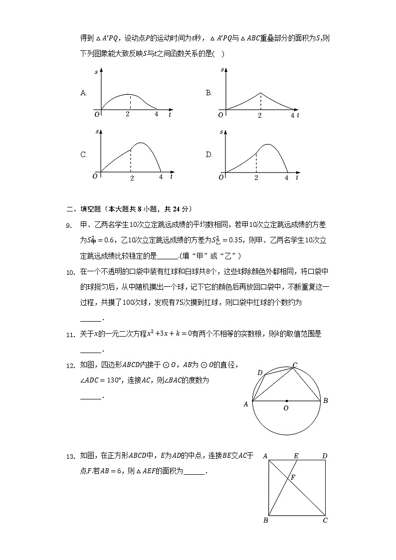 2022年辽宁省锦州市中考数学试卷（Word版，含解析）03