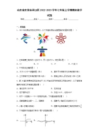 山东省东营市河口区2022-2023学年七年级上学期期末数学试题（含详细答案）